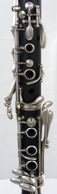 Buffet R13 Clarinet - close-up of keys